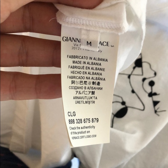 Versace White T-Shirt - Picture 5 of 5